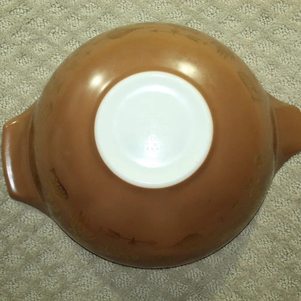 3 Vintage PYREX EARLY American Cinderella Nesting Mixing Bowls 442 443 444